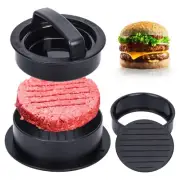 3 IN 1 Stuffed Burger Press Patty Maker Non-Stick Meat Hamburger Patty Mold BBQ