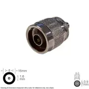 Coax RF Antenna Adapter Connector Converter N Type Male SMA Female RP R/P