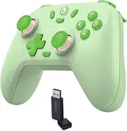 GameSir Nova Lite Wireless Controller – 2.4G & Bluetooth Gamepad for Windows PC, iPhone, Android, Switch & Steam Deck – Hall Effect Triggers, Turbo Function, Rumble Vibration (Green)