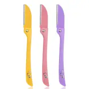 3PCS Eyebrow Razor Dermaplaning Kit Facial Hair Shaving Razor Tool for Women