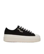 Round head lace-up casual shoes 39 Black