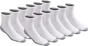Dickies Men's Multi-Pack Stain Resister Quarter Socks