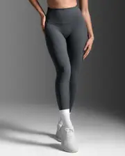 Form Stash Hi-Rise Compression Tights with Pockets, 2XU, XXL, India Ink/India Ink1, Female