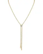 Roberto Coin 18K Yellow Gold Love In Verona Diamond Cluster Lariat Necklace, 23