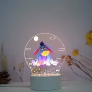 Winnie the Pooh Animation Peripheral Cartoon 3D Table Lamp LED Night Light Lamp