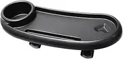 Iouyjiu Stroller Tray, Cup Holder Attachment, Adjustable Snack and Phone Holder, Upgraded Stability Design, Convenient Accessory for Jogging Strollers, ABS Material