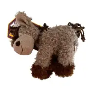 Multipet Donkey Mane Event Dog Toy 7'' x 7'' Rope Mane & Tail Dog Plush Toy NEW