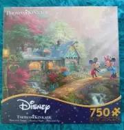 The Disney Collection Mickey and Minnie Jigsaw Puzzle, 750 Ceaco Thomas Kinkade
