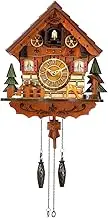 Kintrot Cuckoo Clock Handcrafted Traditional Black Forest Wood Clock Wall Decor