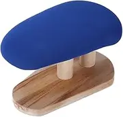 BROLEO Tabletop Ironing Board, Square, Blue, Pine Wood, Non-Slip, Portable, Space Saving, Suitable for Sewing, Craft Rooms