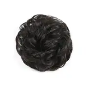 Synthetic Flexible Hair Buns Curly Scrunchy Chignon Elastic Messy Wavy Scrunchies Wrap