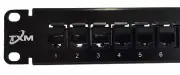 TXM CAT6 24-Port Patch / Feed Thru Panel Unshielded / 1RU / 19" - MFG Warranty