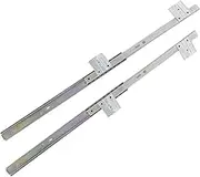 DIYEAH 1Pair Heavy Duty Keyboard Slide Rails with Ball Bearings Office Keyboard Tray for Smooth Silent Performance for Desks Cabinets and Workspaces