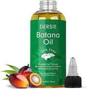 4 FL OZ Dersie Batana Oil for Hair Growth: Dr Sebi Organic Raw Batana Oil from Honduras - 100% Pure & Natural - For Thicker & Stronger Hair -