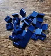 LEGO Dark Blue Slope 30 1 x 1 x 2/3 Lot Of 30 New.