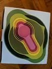 Joseph Joseph 6 Pc Nesting Bowl Set Measuring Cup & Mixing Bowls