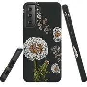 For Samsung Galaxy S22+ Plus Case, Armour Cover, D&elion Flowers
