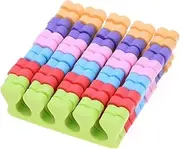 KAILIKETIY 36pcs Manicure Separator Nail Beauty Divider Hands Feet Toe Separator Comfortable Nail Art Tool