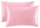 Paris Hilton Satin Pillowcase Set, Standard Size Pillow, Pink, 100% Polyester