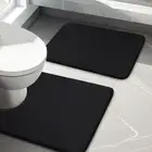 Bathroom Rug Sets 2 Piece, Memory Foam Bath Mat, Non Slip Super Absorbent Sof...