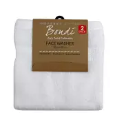 Odyssey Living Bondi Zero Twist Face Washer 2 Pack