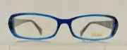 NEW FRANCO SARTO BLUE READING GLASSES +2.50 STRENGTH