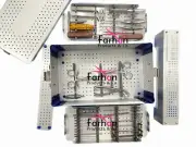LCP mini fragment instrument set with empty screws rack and box 35 Pcs