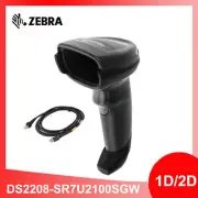 Zebra DS2208-SR7U2100SGW 1D/2D Handheld Barcode Scanner Imager with USB Cable