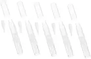 Amosfun 5Pcs Versatile Twist Pen Refillable Transparent Lip Gloss Tubes for Nail Oil Makeup Empty Brush Pens for Lipstick for Travel the Go