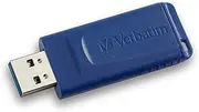 Verbatim 128GB USB 2.0 Flash Drive - Cap-Less & Universally Compatible - Blue