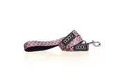 Doog Neoprene Dog Lead - Gromit - Red & Navy Diamond