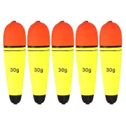 1oz Fishing Slip Bobbers, 5 Pack EVA Fishing Float, Yellow