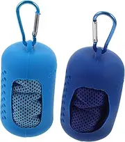 Quick Drying Ice Towel 2 Pack Multi-Function Cooling Towels for Gym Yoga Sports Beach Workout Travel