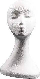 15'' Model Heads/Hat Wig Foam for Salon Display, Jewelry Store, Hat Store, Wig Store, Home Decoration
