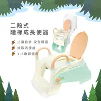 在飛比找PChome24h購物優惠-台灣益晉 兩階段兒童階梯學習成長便器