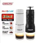 Cafelffe 3 In1 Portable Coffee Machine Hot/Cold Water Manual Espresso Maker