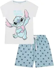 [Disney] Lilo and Stitch We Love Stitch Ladies Short Pyjama Set