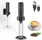 Rechargeable Milk Frother, Coffee Frother Handheld with USB-C Cable, Milk Frothe