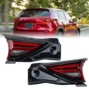 2pcs Inner Tail Light For Mazda CX-5 CX5 2016 2017-2021 Rear Brake Stop Lamp LED (for: Mazda)