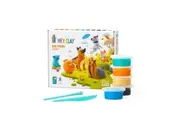 HEY CLAY Dog Story 15 Cans & 2 Tools Kids Children Art Sculpting Fun Toy 3+