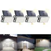 SUPERDANNY Solar Outdoor Flood Lights with 113 Bright LEDs, Motion Sensor Dus...