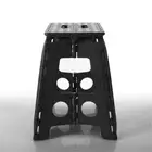 Plastic Folding Step Stool 39cm Large Camping Fishing Chair Lightweight Portable