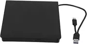 LALAFINA USB C External DVD Drive Portable CD Burner Player for Laptops Desktops and Tablets Broad Compatibility for Music and Movies Playback