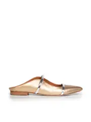 Bronze Leather Maureen Mules