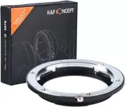 K&F Concept Manual Lens Adapter for Leica R Lens to Canon EOS Lens Cameras Body