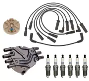 ACDelco Ignition Kit Distributor Rotor Cap Wire & Spark Plugs for Chevrolet GMC