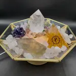 [硯嵐水晶 YL CRYSTAL] 八角玻璃消磁盒 水晶消磁碗 水晶能量盒