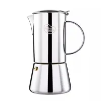 在飛比找momo購物網優惠-【O-GRILL】【品牌直營】Moka Pot 義式不鏽鋼摩