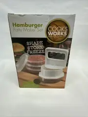 New In Box Hamburger Patty Maker, Shape Store Freeze, Great For Meal Prepping