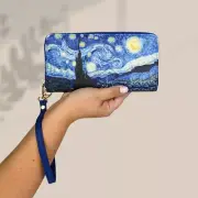 Van Gogh Starry Night Wristlet Wallet